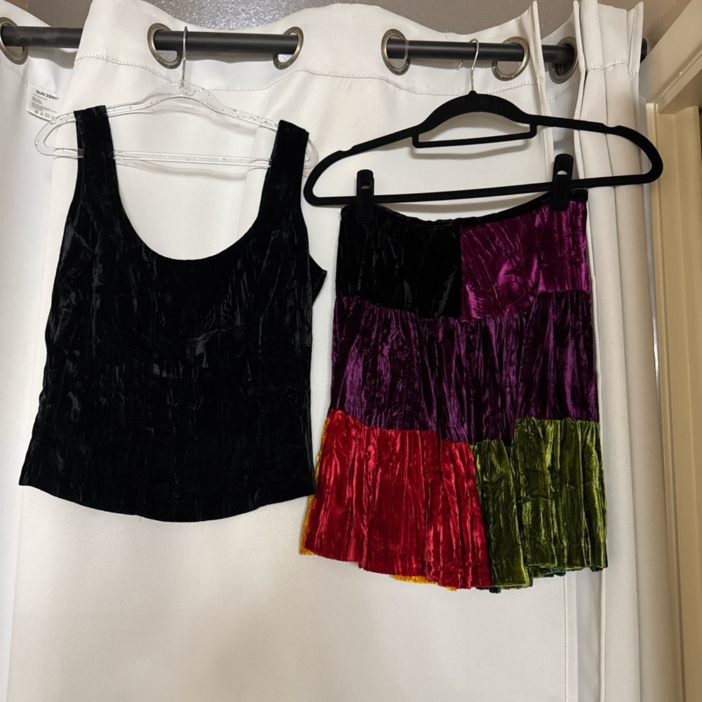 VTG Betsey Johnson Colorblock Set